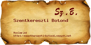 Szentkereszti Botond névjegykártya